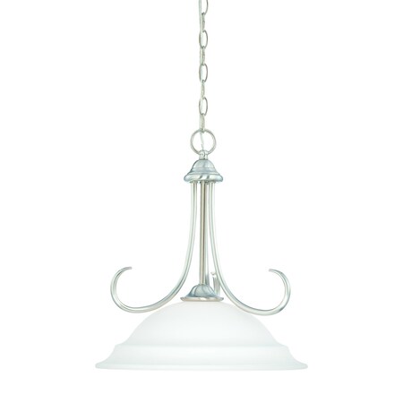 Thomas Bella 16'' Wide 1Light Pendant, Brushed Nickel SL891678